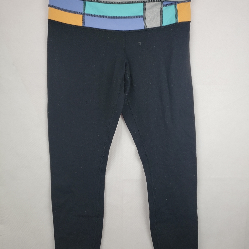 Lululemon Wunder Under Cropped Leggings Reversible - Picture 6 of 7